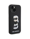 Kup Etui Karl Lagerfeld KLHCP15MSDHKCNK iPhone 15 Plus czarny/black Silicone Etui Karl&Choupette Head - KLD1795 - {ean13} - Sklep Home Screen