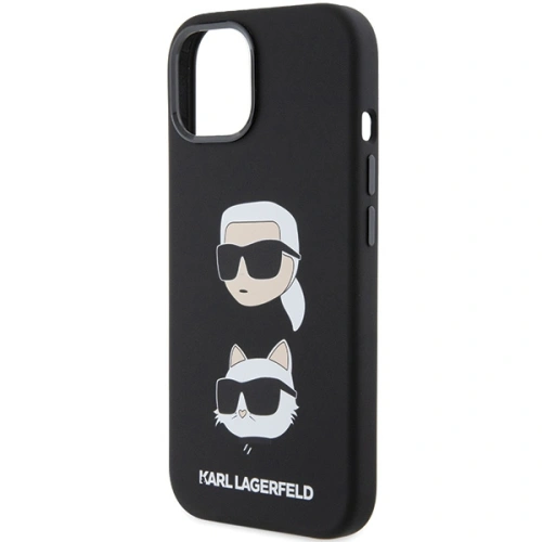 Kup Etui Karl Lagerfeld KLHCP15MSDHKCNK iPhone 15 Plus czarny/black Silicone Etui Karl&Choupette Head - KLD1795 - {ean13} - Sklep Home Screen