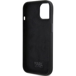 Etui Karl Lagerfeld KLHCP15MSDHKCNK iPhone 15 Plus czarny/black Silicone Etui Karl&Choupette Head