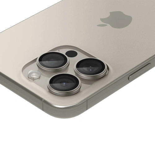 Kup Oslnění aparátu Spigen Optik.tr EZ Fit Camera Protector 2-pack iPhone 14 Pro / Pro Max / 15 Pro / Pro Max Přírodní titan - SPN3201 - {ean13} - Sklep Home Screen