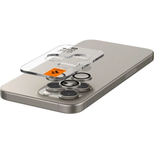 Kamera Védő Spigen Optik.tr EZ Fit Kamera Védő 2-csomag iPhone 14 Pro / Pro Max / 15 Pro / Pro Max Természetes Titán