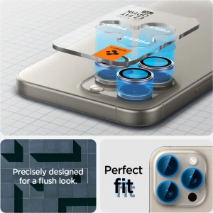 Kup Oslnění aparátu Spigen Optik.tr EZ Fit Camera Protector 2-pack iPhone 14 Pro / Pro Max / 15 Pro / Pro Max Přírodní titan - SPN3201 - {ean13} - Sklep Home Screen