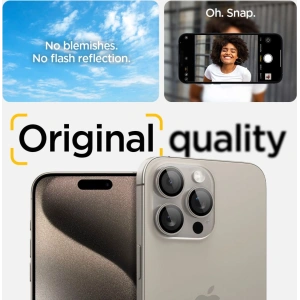 Kup Oslnění aparátu Spigen Optik.tr EZ Fit Camera Protector 2-pack iPhone 14 Pro / Pro Max / 15 Pro / Pro Max Přírodní titan - SPN3201 - {ean13} - Sklep Home Screen