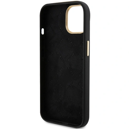 Kup Guess Caz GUHCP15SSMBSLK iPhone 15 negru / negru hardcase silicon Script Metal Logo & Frame - GUE3021 - {ean13} - Sklep Home Screen
