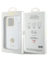 Kup Case Guess GUHCP15XM4DGPH iPhone 15 Pro Max weiß/white hardcase Silikon Logo Strass 4G - GUE3023 - {ean13} - Sklep Home Screen
