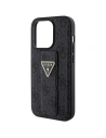 Buy Guess GUHCP15XPGS4TDK iPhone 15 Pro Max czarny/black hardcase Grip Stand 4G Triangle Strass - GUE3024 - {ean13} - Home Screen Store Europe