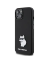Buy Karl Lagerfeld KLHCP15MSMHCNPK iPhone 15 Plus czarny/black Silicone Choupette Metal Pin - KLD1796 - {ean13} - Home Screen Store Europe