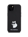 Buy Karl Lagerfeld KLHCP15MSMHCNPK iPhone 15 Plus czarny/black Silicone Choupette Metal Pin - KLD1796 - {ean13} - Home Screen Store Europe