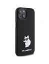 Buy Karl Lagerfeld KLHCP15MSMHCNPK iPhone 15 Plus czarny/black Silicone Choupette Metal Pin - KLD1796 - {ean13} - Home Screen Store Europe
