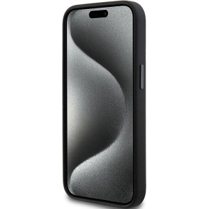 Etui Karl Lagerfeld KLHCP15MSMHCNPK iPhone 15 Plus czarny/black Silicone Choupette Metal Pin