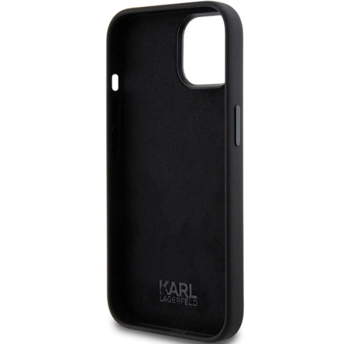 Buy Karl Lagerfeld KLHCP15MSMHCNPK iPhone 15 Plus czarny/black Silicone Choupette Metal Pin - KLD1796 - {ean13} - Home Screen Store Europe