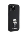 Kup Etui Karl Lagerfeld KLHCP15MSMHKNPK iPhone 15 Plus fekete/szürke Szilikon Ikonik Metal Pin - KLD1798 - {ean13} - Sklep Home Screen