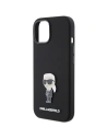 Kup Etui Karl Lagerfeld KLHCP15MSMHKNPK iPhone 15 Plus fekete/szürke Szilikon Ikonik Metal Pin - KLD1798 - {ean13} - Sklep Home Screen