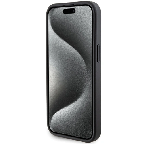 Kup Karl Lagerfeld Husă KLHCP15SGSAKCPK iPhone 15 negru/negru husă Gripstand Saffiano Etui Karl&Choupette Pins - KLD1800 - {ean13} - Sklep Home Screen