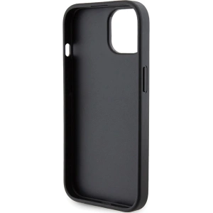 Etui Karl Lagerfeld KLHCP15SGSAKCPK iPhone 15 czarny/black hardcase Gripstand Saffiano Etui Karl&Choupette Pins