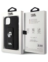 Kup Karl Lagerfeld Husă KLHCP15SGSAKCPK iPhone 15 negru/negru husă Gripstand Saffiano Etui Karl&Choupette Pins - KLD1800 - {ean13} - Sklep Home Screen