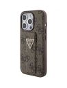 Kup Etui Guess GUHCP15XPGS4TDW iPhone 15 Pro Max hnědý/brown hardcase Grip Stand 4G Triangle Strass - GUE3025 - {ean13} - Sklep Home Screen