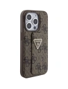 Buy Guess GUHCP15XPGS4TDW iPhone 15 Pro Max brązowy/brown hardcase Grip Stand 4G Triangle Strass - GUE3025 - {ean13} - Home Screen Store Europe