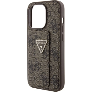 Kup Etui Guess GUHCP15XPGS4TDW iPhone 15 Pro Max brązowy/brown hardcase Grip Stand 4G Triangle Strass - GUE3025 - {ean13} - Sklep Home Screen