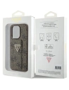 Kup Etui Guess GUHCP15XPGS4TDW iPhone 15 Pro Max hnědý/brown hardcase Grip Stand 4G Triangle Strass - GUE3025 - {ean13} - Sklep Home Screen