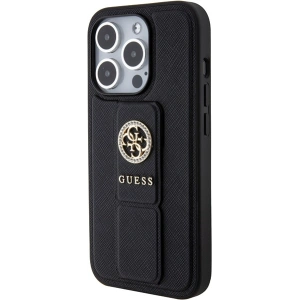 Kup Etui Guess GUHCP15XPGSSADK iPhone 15 Pro Max černý/black hardcase Grip Stand 4G Saffiano Strass - GUE3026 - {ean13} - Sklep Home Screen