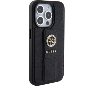 Kup Etui Guess GUHCP15XPGSSADK iPhone 15 Pro Max černý/black hardcase Grip Stand 4G Saffiano Strass - GUE3026 - {ean13} - Sklep Home Screen