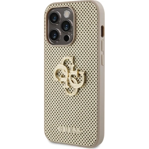 Buy Guess GUHCP15XPSP4LGD iPhone 15 Pro Max złoty/gold hardcase Perforated 4G Glitter - GUE3027 - {ean13} - Home Screen Store Europe