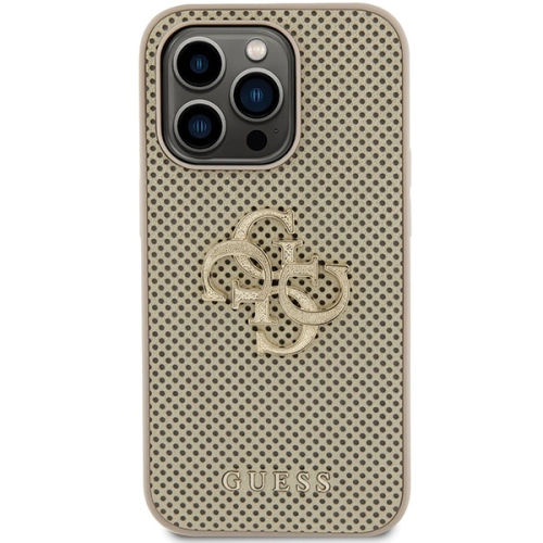 Kup Guess Carcasă GUHCP15XPSP4LGD iPhone 15 Pro Max aur/gold hardcase Perforated 4G Glitter - GUE3027 - {ean13} - Sklep Home Screen