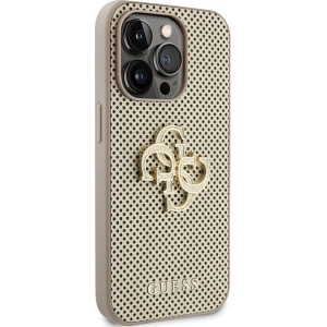 Buy Guess GUHCP15XPSP4LGD iPhone 15 Pro Max złoty/gold hardcase Perforated 4G Glitter - GUE3027 - {ean13} - Home Screen Store Europe