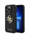 Guess Husă GUHCP15XPSP4LGK iPhone 15 Pro Max negru/negru hardcase piele perforată 4G Glitter Logo