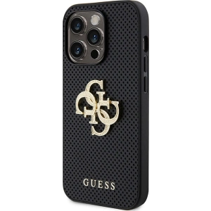Kup Case Guess GUHCP15XPSP4LGK iPhone 15 Pro Max schwarz/black hardcase Leder Perforiert 4G Glitter Logo - GUE3028 - {ean13} - Sklep Home Screen