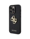 Kup Etui Guess GUHCP15XPSP4LGK iPhone 15 Pro Max černé/black hardcase Kožené Perforované 4G Glitter Logo - GUE3028 - {ean13} - Sklep Home Screen