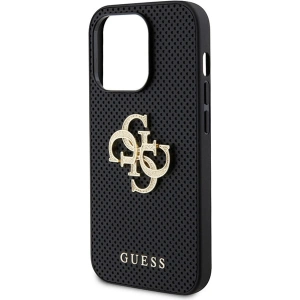 Kup Case Guess GUHCP15XPSP4LGK iPhone 15 Pro Max schwarz/black hardcase Leder Perforiert 4G Glitter Logo - GUE3028 - {ean13} - Sklep Home Screen
