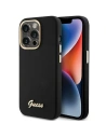 Kup Etui Guess GUHCP15XSMBSLK iPhone 15 Pro Max černý/black hardcase Silicone Script Metal Logo & Frame - GUE3029 - {ean13} - Sklep Home Screen