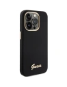 Kup Etui Guess GUHCP15XSMBSLK iPhone 15 Pro Max černý/black hardcase Silicone Script Metal Logo & Frame - GUE3029 - {ean13} - Sklep Home Screen