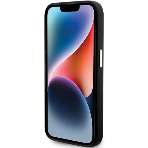 Kup Etui Guess GUHCP15XSMBSLK iPhone 15 Pro Max černý/black hardcase Silicone Script Metal Logo & Frame - GUE3029 - {ean13} - Sklep Home Screen