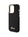 Kup Etui Guess GUHCP15XSMBSLK iPhone 15 Pro Max černý/black hardcase Silicone Script Metal Logo & Frame - GUE3029 - {ean13} - Sklep Home Screen