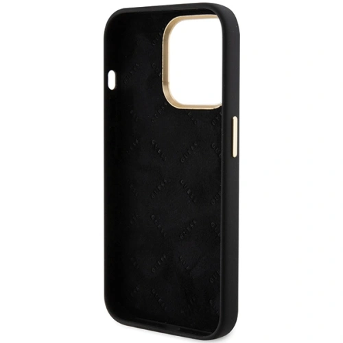 Kup Case Guess GUHCP15XSMBSLK iPhone 15 Pro Max schwarz/hardcase Silikon Script Metall Logo & Rahmen - GUE3029 - {ean13} - Sklep Home Screen