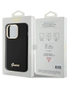 Kup Etui Guess GUHCP15XSMBSLK iPhone 15 Pro Max černý/black hardcase Silicone Script Metal Logo & Frame - GUE3029 - {ean13} - Sklep Home Screen