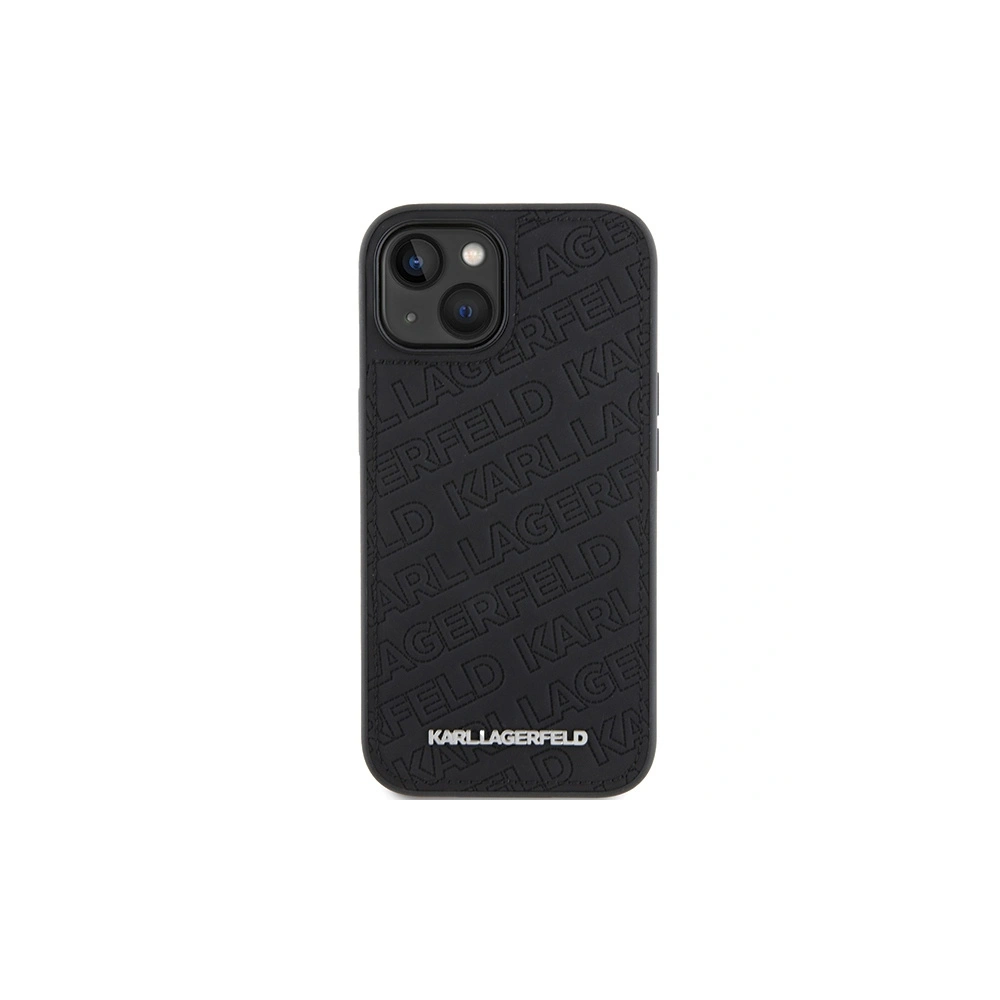 Etui Karl Lagerfeld KLHCP15SPQKPMK iPhone 15 czarny/black hardcase Quilted K Pattern