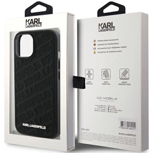 Etui Karl Lagerfeld KLHCP15SPQKPMK iPhone 15 czarny/black hardcase Quilted K Pattern