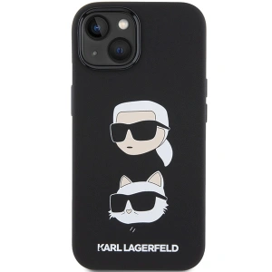 Etui Karl Lagerfeld KLHCP15SSDHKCNK iPhone 15 czarny/black Silicone Etui Karl&Choupette Head