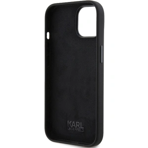 Etui Karl Lagerfeld KLHCP15SSDHKCNK iPhone 15 czarny/black Silicone Etui Karl&Choupette Head
