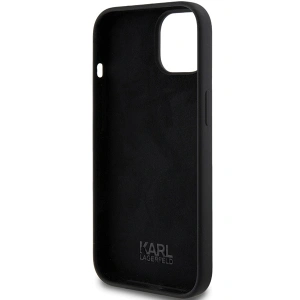 Etui Karl Lagerfeld KLHCP15SSKSBMCK iPhone 15 czarny/black hardcase Silicone Etui Karl Script