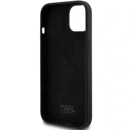 Kup Karl Lagerfeld Caz KLHCP15SSKSBMCK iPhone 15 negru / negru hardcase Caz silicon Karl Script - KLD1804 - {ean13} - Sklep Home Screen