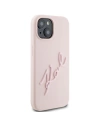 Kup Karl Lagerfeld Caz KLHCP15SSKSBMCP iPhone 15 roz / roz hardcase Silicon Caz Karl Script - KLD1805 - {ean13} - Sklep Home Screen