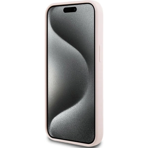 Etui Karl Lagerfeld KLHCP15SSKSBMCP iPhone 15 różowy/pink hardcase Silicone Etui Karl Script