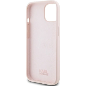 Etui Karl Lagerfeld KLHCP15SSKSBMCP iPhone 15 różowy/pink hardcase Silicone Etui Karl Script