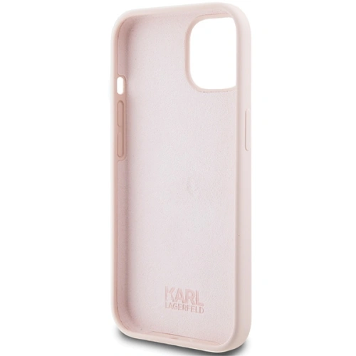 Kup Karl Lagerfeld Caz KLHCP15SSKSBMCP iPhone 15 roz / roz hardcase Silicon Caz Karl Script - KLD1805 - {ean13} - Sklep Home Screen