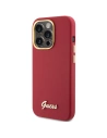 Buy Guess GUHCP15XSMBSLM Apple iPhone 15 Pro Max hardcase Silicone Script Metal Logo & Frame magenta - GUE3033 - {ean13} - Home Screen Store Europe